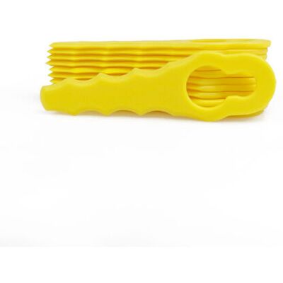 ABYSSE Lot De 50 Lames De Rechange Compatibles Avec Les Coupe-bordures Ryobi, Têtes De Lame À Double Denture Rac155, Rac157 Et Rac158 - Publicité ABYSSE Lot De 50 Lames De Rechange Compatibles Avec Les Coupe-bordures Ryobi, Têtes De Lame À Double Denture Rac155, Rac157 Et Rac158 - Publicité