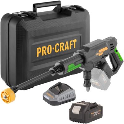 Nettoyeur Haute Pression Sans Fil Procraft Cw20bb 20 V 30 Bars 180 L/h Brushless + 1 Batterie 4,0 Ah + Chargeur + Mallette - Publicité Nettoyeur Haute Pression Sans Fil Procraft Cw20bb 20 V 30 Bars 180 L/h Brushless + 1 Batterie 4,0 Ah + Chargeur + Mallette - Publicité