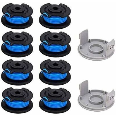 ABYSSE 10 Paquets Bobine De Rechange Pour Coupe-bordure De Ligne 0,065 Pouce Pour Ryobi 18v 24v 40v, Compatible Avec Ryobi One + Ac14rl3a, Coupe-fil Sans Fil Line 11ft, 8 Bobines + 2 Capuchons De Coupe - Publicité ABYSSE 10 Paquets Bobine De Rechange Pour Coupe-bordure De Ligne 0,065 Pouce Pour Ryobi 18v 24v 40v, Compatible Avec Ryobi One + Ac14rl3a, Coupe-fil Sans Fil Line 11ft, 8 Bobines + 2 Capuchons De Coupe - Publicité
