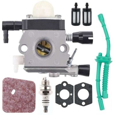 SCORPIO Kit Carburateur Pour Stihl Fs38 Fs45 Fs46 Fs55 Hs45 Hk45 Km55 Fc55 Débroussailleuse, Adefol Carburateur Avec Joints + Bougie + Filtre À Air + Filtre Pièces De Rechange Accessoire - Publicité SCORPIO Kit Carburateur Pour Stihl Fs38 Fs45 Fs46 Fs55 Hs45 Hk45 Km55 Fc55 Débroussailleuse, Adefol Carburateur Avec Joints + Bougie + Filtre À Air + Filtre Pièces De Rechange Accessoire - Publicité