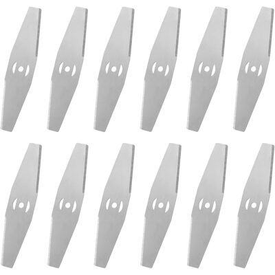 GRASSLIN 12 Lames De Rechange,acier Au Carbone,argenté,pour Coupe-bordure Sans Fil,débroussailleuse,jardin,ferme - Publicité GRASSLIN 12 Lames De Rechange,acier Au Carbone,argenté,pour Coupe-bordure Sans Fil,débroussailleuse,jardin,ferme - Publicité