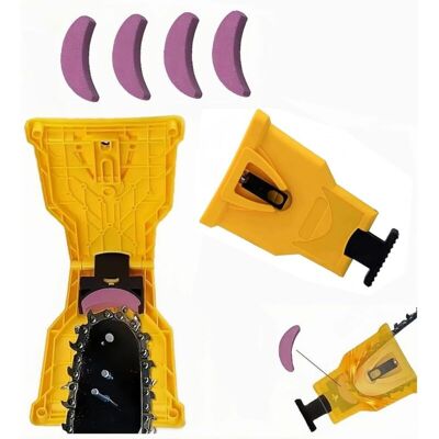 Vision Kit D'Affûtage Pour Tronçonneuse Avec 4 Pierres À Aiguiser Affûteur Pour Tronçonneuse Outil D'Affûtage Pour Chaînes De 14/16/18/20 Pouces - Publicité Vision Kit D'Affûtage Pour Tronçonneuse Avec 4 Pierres À Aiguiser Affûteur Pour Tronçonneuse Outil D'Affûtage Pour Chaînes De 14/16/18/20 Pouces - Publicité