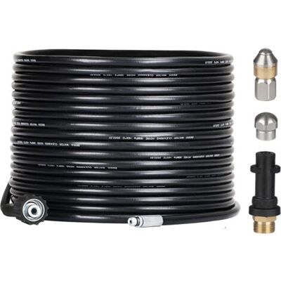 Barkbusters15m Tuyau Déboucheur Canalisation Pour Nettoyeur Haute Pression Kärcher, Avec Buse À Jet Et Buse Rotatif, 180bar Kit Furet Professional Avec Adaptateurs Pour Karcher K2/k3/k4/k5/k6/k7 Acces - Publicité Barkbusters15m Tuyau Déboucheur Canalisation Pour Nettoyeur Haute Pression Kärcher, Avec Buse À Jet Et Buse Rotatif, 180bar Kit Furet Professional Avec Adaptateurs Pour Karcher K2/k3/k4/k5/k6/k7 Acces - Publicité