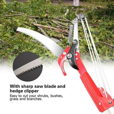 Bunthaus Ciseaux De Taille Haute À Quatre Roues Sans Perche Pour Jardinage Et Arboriculture - Publicité Bunthaus Ciseaux De Taille Haute À Quatre Roues Sans Perche Pour Jardinage Et Arboriculture - Publicité