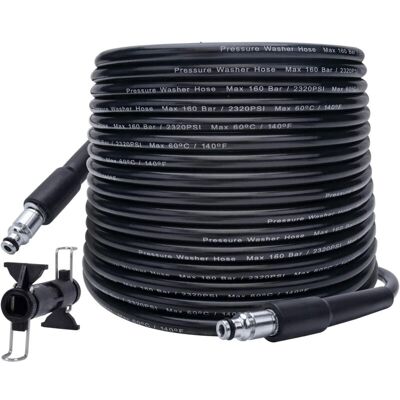 Melissa Tuyau De Nettoyeur Haute Pression 10 M X 140 Bar, Compatible Avec Bosch, Black & Decker, Ar, Michelin, Stanley, Mac Allister - Publicité Melissa Tuyau De Nettoyeur Haute Pression 10 M X 140 Bar, Compatible Avec Bosch, Black & Decker, Ar, Michelin, Stanley, Mac Allister - Publicité