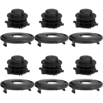 ABYSSE Lot De 6 Bobines Et Capuchons De Remplacement Pour Stihl Head Cover 25-2 Fs 90 100 110 120 130 55 80 83 85 - Publicité ABYSSE Lot De 6 Bobines Et Capuchons De Remplacement Pour Stihl Head Cover 25-2 Fs 90 100 110 120 130 55 80 83 85 - Publicité
