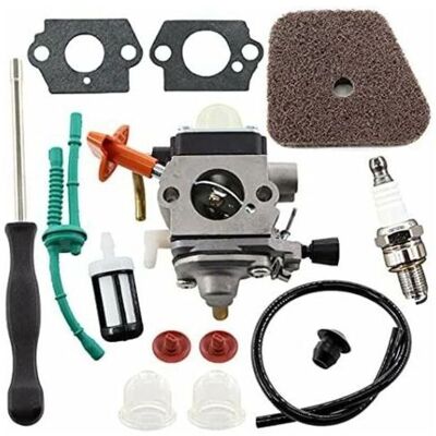 URSUS Kit De Carburateur Pour Tronçonneuses Stihl Fs87 Fs90 Fs100 Fs110 Fs130 Hl95 Hl100 Ht100 Ht101 Km90 Km100 Km110 Sp90, Inclus Filtre À Air Et Tuyau À Essence. Publicité URSUS Kit De Carburateur Pour Tronçonneuses Stihl Fs87 Fs90 Fs100 Fs110 Fs130 Hl95 Hl100 Ht100 Ht101 Km90 Km100 Km110 Sp90, Inclus Filtre À Air Et Tuyau À Essence. Publicité