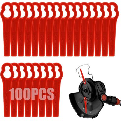 GRASSLIN Lot De 100 Lames Débroussailleuse Plastique 83mm Sans Fil Compatible Einhell Bosch Jardin - Publicité GRASSLIN Lot De 100 Lames Débroussailleuse Plastique 83mm Sans Fil Compatible Einhell Bosch Jardin - Publicité