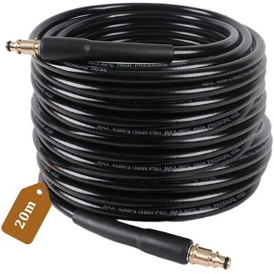 SCORPIO 20m Tuyau Haute Pression Pour Karcher K2 K3 K4 K5 K6 K7 Rallonge Tuyau De Rechange Flexible Haute Pression Avec Un Adaptateur En Laiton Pour Flexible Karcher Nettoyeur Haute Pression - Publicité SCORPIO 20m Tuyau Haute Pression Pour Karcher K2 K3 K4 K5 K6 K7 Rallonge Tuyau De Rechange Flexible Haute Pression Avec Un Adaptateur En Laiton Pour Flexible Karcher Nettoyeur Haute Pression - Publicité
