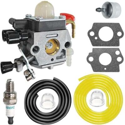 ABYSSE Kit De Carburateur Pour Stihl Hs81 Hs81r Hs86 Hs86r Hs86t C1q-s225 Taille-haie, Remplace C1q-s225, 4237 120 0606, 4237 120 0618, Avec Joint Bougie D'Allumage Filtre À Carburant - Publicité ABYSSE Kit De Carburateur Pour Stihl Hs81 Hs81r Hs86 Hs86r Hs86t C1q-s225 Taille-haie, Remplace C1q-s225, 4237 120 0606, 4237 120 0618, Avec Joint Bougie D'Allumage Filtre À Carburant - Publicité