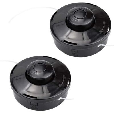 ABYSSE 2 Pcs Tonte Accessoires Fil Tête À Double Filetage Automatique Tête De Débroussailleuse Universelle Filetage M10 X 1,25, Pour Coupe-herbe, Bobine De Fil De Rechange À Essence, Outil Multifonctionnel - Publicité ABYSSE 2 Pcs Tonte Accessoires Fil Tête À Double Filetage Automatique Tête De Débroussailleuse Universelle Filetage M10 X 1,25, Pour Coupe-herbe, Bobine De Fil De Rechange À Essence, Outil Multifonctionnel - Publicité