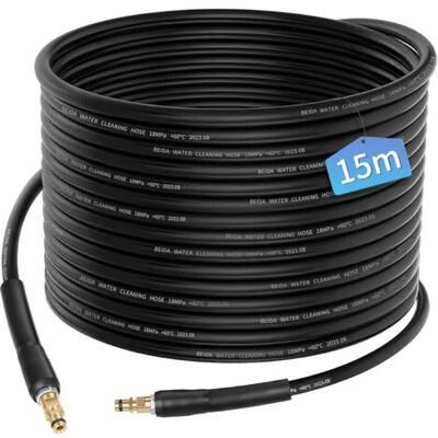 ABYSSE 15m Flexible Tuyau Pour Kärcher K2 K3 K4 K5 K6 K7 Nettoyeur Haute Pression Accessoires Rallonge Tuyau De Rechange Pièces Détachées Tuyau D'Extension Avec Connecteur Rapide Poignée - Publicité ABYSSE 15m Flexible Tuyau Pour Kärcher K2 K3 K4 K5 K6 K7 Nettoyeur Haute Pression Accessoires Rallonge Tuyau De Rechange Pièces Détachées Tuyau D'Extension Avec Connecteur Rapide Poignée - Publicité