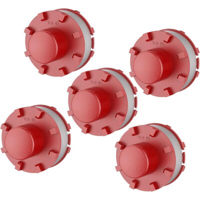 GRASSLIN 5 Bobines Pour Débroussailleuse, Fil 2 Mm, Nylon Résistant, Longueur 8,1 M, Pour Ein-hell Ge-ct Et Agillo - Publicité GRASSLIN 5 Bobines Pour Débroussailleuse, Fil 2 Mm, Nylon Résistant, Longueur 8,1 M, Pour Ein-hell Ge-ct Et Agillo - Publicité