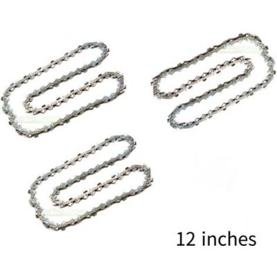 BRAST Lot De 3 Chaînes De Tronçonneuse 12' (30 Cm) 45 Maillons D'Entraînement Pas 3/8' Low Profile Pour Tronçonneuses Jusqu'à 42cc - Publicité BRAST Lot De 3 Chaînes De Tronçonneuse 12' (30 Cm) 45 Maillons D'Entraînement Pas 3/8' Low Profile Pour Tronçonneuses Jusqu'à 42cc - Publicité