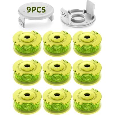 MOXIE 11 Paquet Modèle Actualisé Bobine Fil Coupe Bordure Convient Pour Ryobi One +18v,24v,40v Coupe Bordures,ø2.0mm Et 3.5m Longueur Ac14rl3a Remplacements Coupe Bordure(9 Bobine,2 Couvercle) - Publicité MOXIE 11 Paquet Modèle Actualisé Bobine Fil Coupe Bordure Convient Pour Ryobi One +18v,24v,40v Coupe Bordures,ø2.0mm Et 3.5m Longueur Ac14rl3a Remplacements Coupe Bordure(9 Bobine,2 Couvercle) - Publicité