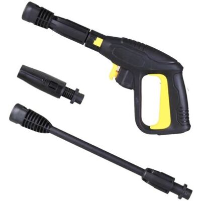 SCORPIO Pistolet De Nettoyeur Haute Pression – Remplaçant Avec Lance Extension, Raccord Rapide, Compatible Karcher K2 K3 K4 K5 K6 K7 (150 Bar / 2175 Psi) - Publicité SCORPIO Pistolet De Nettoyeur Haute Pression – Remplaçant Avec Lance Extension, Raccord Rapide, Compatible Karcher K2 K3 K4 K5 K6 K7 (150 Bar / 2175 Psi) - Publicité