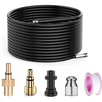 MOXIE 15m Déboucheur De Canalisations Pour Nettoyeur Haute Pression Kärcher/bosch/lavor, Sonde De Débouchage Pour Kärcher K2 K3 K4 K5 K7 - Publicité MOXIE 15m Déboucheur De Canalisations Pour Nettoyeur Haute Pression Kärcher/bosch/lavor, Sonde De Débouchage Pour Kärcher K2 K3 K4 K5 K7 - Publicité