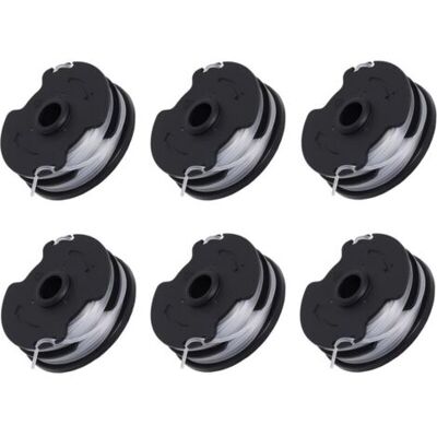 ABYSSE Lot De 6 Bobines De Rechange Pour Débroussailleuse Sans Fil Parkside Prta 20-li C3 – Matériau Abs – Fil De 1,65mm – Longueur 8,3m - Ian351753 - Publicité ABYSSE Lot De 6 Bobines De Rechange Pour Débroussailleuse Sans Fil Parkside Prta 20-li C3 – Matériau Abs – Fil De 1,65mm – Longueur 8,3m - Ian351753 - Publicité
