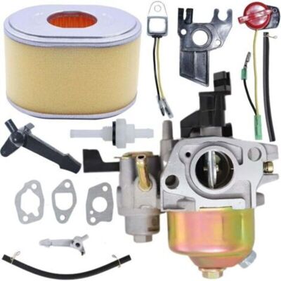 ACKERMAN Carburateur Pour Honda Gx120 Gx140 Gx160 Gx168 Gx200 Moteur 5hp 5,5hp 6,5hp, Carburateurs Avec Filtre À Air + Joints + Tuyau D'Essence Accessoire Pièce De Rechange - Publicité ACKERMAN Carburateur Pour Honda Gx120 Gx140 Gx160 Gx168 Gx200 Moteur 5hp 5,5hp 6,5hp, Carburateurs Avec Filtre À Air + Joints + Tuyau D'Essence Accessoire Pièce De Rechange - Publicité