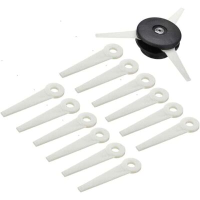 BRAST Tête De Débroussailleuse + 12 Lames De Coupe Pour Stihl Polycut 6-3 Fs40 Fs45 Fs46 Fs50 - Publicité BRAST Tête De Débroussailleuse + 12 Lames De Coupe Pour Stihl Polycut 6-3 Fs40 Fs45 Fs46 Fs50 - Publicité