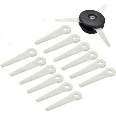 Vision Tête De Débroussailleuse + 12 Lames De Coupe Pour Stihl Polycut 6-3 Fs40 Fs45 Fs46 Fs50 - Publicité Vision Tête De Débroussailleuse + 12 Lames De Coupe Pour Stihl Polycut 6-3 Fs40 Fs45 Fs46 Fs50 - Publicité