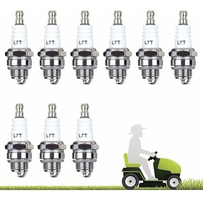 Cellfast Lot De 10 Bougie D'Allumage L7t Bougie Tronconneuse Débroussailleuse Tondeuse Pour Moteur À Deux Temps Taille Haie - Publicité Cellfast Lot De 10 Bougie D'Allumage L7t Bougie Tronconneuse Débroussailleuse Tondeuse Pour Moteur À Deux Temps Taille Haie - Publicité