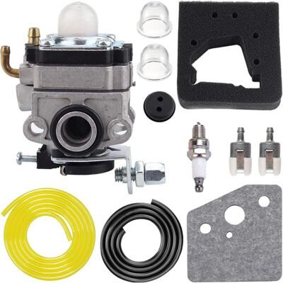 ACKERMAN Fg100 Gx31 Carburateur Pour Honda Gx22 Gx31 4 Temps Tiller Hhe31c Edger Hht31s Umk431 Umk431k1 Tondeuse/débroussailleuse 16100-zm5-a95 16100-zm5-803 Avec Filtre À Air Bougie D'Allumage - Publicité ACKERMAN Fg100 Gx31 Carburateur Pour Honda Gx22 Gx31 4 Temps Tiller Hhe31c Edger Hht31s Umk431 Umk431k1 Tondeuse/débroussailleuse 16100-zm5-a95 16100-zm5-803 Avec Filtre À Air Bougie D'Allumage - Publicité
