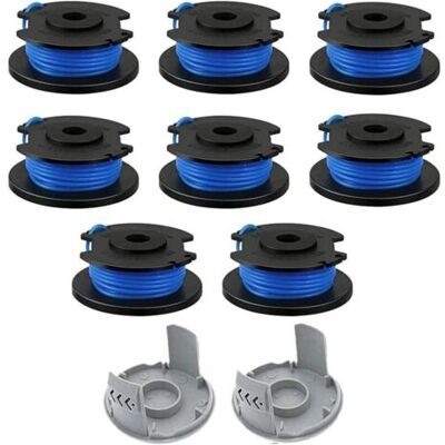 SCORPIO 10 Pièces Bobine De Rechange Pour Débroussailleuse,fil Bobine Coupe Bordure,compatible Avec Ryobi One + Ac14rl3a-18v 24v 40v,coupe-fil Sans Fil Line 11ft,8 Bobines + 2 Capuchons De Coupe - Publicité SCORPIO 10 Pièces Bobine De Rechange Pour Débroussailleuse,fil Bobine Coupe Bordure,compatible Avec Ryobi One + Ac14rl3a-18v 24v 40v,coupe-fil Sans Fil Line 11ft,8 Bobines + 2 Capuchons De Coupe - Publicité