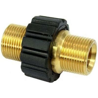 MOXIE Hose Quick Connector, M22 X 1.5 Dual Male Pressure Washer Adapter Compatible With Karcher, Karcher Hd & Hds Pressure Washer Hose (14mm Diameter) - Publicité MOXIE Hose Quick Connector, M22 X 1.5 Dual Male Pressure Washer Adapter Compatible With Karcher, Karcher Hd & Hds Pressure Washer Hose (14mm Diameter) - Publicité