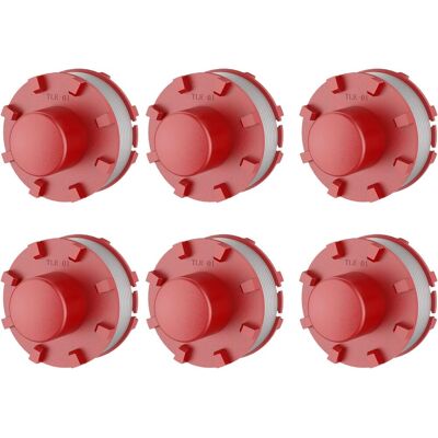 GRASSLIN 6 Bobine Pour Débroussailleuse, Fil 2 Mm, Nylon Résistant, Compatible Ein-hell Ge-ct, Jardinage - Publicité GRASSLIN 6 Bobine Pour Débroussailleuse, Fil 2 Mm, Nylon Résistant, Compatible Ein-hell Ge-ct, Jardinage - Publicité
