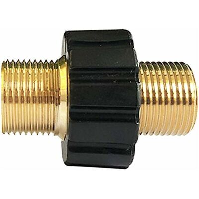Melissa Raccord Rapide De Tuyau, Adaptateur Pour Nettoyeur Haute Pression À Double Mâle M22 X 1,5 Compatible Avec Karcher, Karcher Hd & Hds Nettoyeur Haute Pression Tuyau (14 Mm Diamètre) - Publicité Melissa Raccord Rapide De Tuyau, Adaptateur Pour Nettoyeur Haute Pression À Double Mâle M22 X 1,5 Compatible Avec Karcher, Karcher Hd & Hds Nettoyeur Haute Pression Tuyau (14 Mm Diamètre) - Publicité
