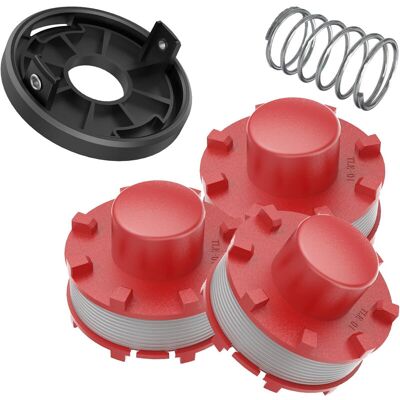 URSUS Bobines De Fil Compatibles Avec Les Débroussailleuses Einhell Ge-ct 36/30li E, Remplacent Les Bobines De Rechange Einhell 3405096. (3 Bobines De Rechange + 1 Housse Débroussailleuse - Publicité URSUS Bobines De Fil Compatibles Avec Les Débroussailleuses Einhell Ge-ct 36/30li E, Remplacent Les Bobines De Rechange Einhell 3405096. (3 Bobines De Rechange + 1 Housse Débroussailleuse - Publicité
