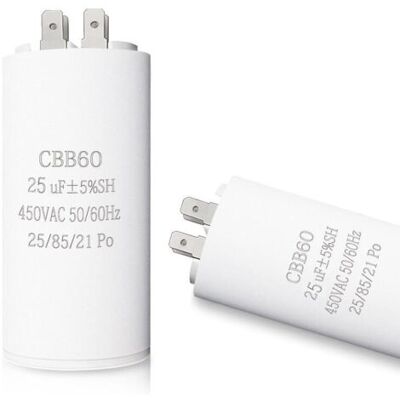 Barkbusterscbb60 25uf Condensateur De Démarrage 25µf Moteur Condensateur 45 X 95 Mm 50 / 60hz 450vac Avec Vis M8 Pour Moteur Électrique/sèche-linge/machine À Laver, - Publicité Barkbusterscbb60 25uf Condensateur De Démarrage 25µf Moteur Condensateur 45 X 95 Mm 50 / 60hz 450vac Avec Vis M8 Pour Moteur Électrique/sèche-linge/machine À Laver, - Publicité