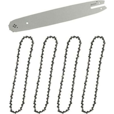 SANS MARQUE Guide-chaîne & 4 Chaînes De Tronçonneuses,guide Tronçonneuse 35cm,chaînes De Tronçonneuses À Gouges Carrées 3/8" 1,3 Mm 50 Maillons Longueur Compatible Avec Stihl - Publicité SANS MARQUE Guide-chaîne & 4 Chaînes De Tronçonneuses,guide Tronçonneuse 35cm,chaînes De Tronçonneuses À Gouges Carrées 3/8" 1,3 Mm 50 Maillons Longueur Compatible Avec Stihl - Publicité