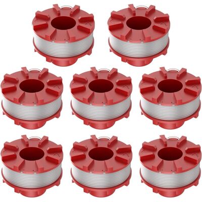 GRASSLIN 8 Bobines Pour Débroussailleuse, Fil 2 Mm, Nylon Résistant, Compatible Ein-hell Ge-ct, Jardinage - Publicité GRASSLIN 8 Bobines Pour Débroussailleuse, Fil 2 Mm, Nylon Résistant, Compatible Ein-hell Ge-ct, Jardinage - Publicité