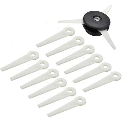 Vision Tête De Débroussailleuse + 12 Lames De Coupe Pour Stihl Polycut 6-3 Fs40 Fs45 Fs46 Fs50 - Publicité Vision Tête De Débroussailleuse + 12 Lames De Coupe Pour Stihl Polycut 6-3 Fs40 Fs45 Fs46 Fs50 - Publicité