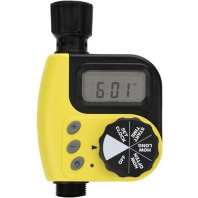 ABYSSE Minuterie D'Arrosage, Système D'Arrosage De Jardin, Minuterie De Tuyau Programmable, Système D'Arrosage Automatique, Jaune - Publicité ABYSSE Minuterie D'Arrosage, Système D'Arrosage De Jardin, Minuterie De Tuyau Programmable, Système D'Arrosage Automatique, Jaune - Publicité