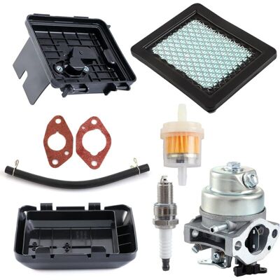 ACKERMAN Kit Carburateur Avec Filtre À Air Pour Honda Gcv135 Gc160 Gcv135 Gcv160 Gcv190, Carburateur Avec Boîtier De Filtre À Air, Filtre À Carburant, Bougie, Joint Et Tuyau - Publicité ACKERMAN Kit Carburateur Avec Filtre À Air Pour Honda Gcv135 Gc160 Gcv135 Gcv160 Gcv190, Carburateur Avec Boîtier De Filtre À Air, Filtre À Carburant, Bougie, Joint Et Tuyau - Publicité