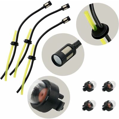URSUS Jeu Universel De Durite Essence Et Poire Amorcage (3 Durite Et 4 Poire D'Amorçage) Pour Carburateur Debroussailleuse, Pieces Detachees Debroussailleuse,souffleur,tronçonneuse, Stihl 025c,mcculloch3200 - Publicité URSUS Jeu Universel De Durite Essence Et Poire Amorcage (3 Durite Et 4 Poire D'Amorçage) Pour Carburateur Debroussailleuse, Pieces Detachees Debroussailleuse,souffleur,tronçonneuse, Stihl 025c,mcculloch3200 - Publicité