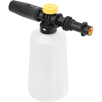 SANS MARQUE Canon À Mousse, Pour Karcher K2 K3 K4 K5 K6 K7, 700ml Pistolet À Mousse, Buse Réglable Lance De Mousse De Neige Accessoire Pour Karcher K2 K7 Nettoyeurs Haute Pression - Publicité SANS MARQUE Canon À Mousse, Pour Karcher K2 K3 K4 K5 K6 K7, 700ml Pistolet À Mousse, Buse Réglable Lance De Mousse De Neige Accessoire Pour Karcher K2 K7 Nettoyeurs Haute Pression - Publicité