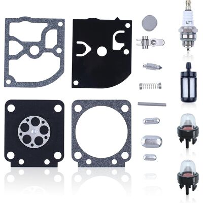 GRASSLIN 1 Kit Réparation Carburateur, Alliage Aluminium, Filtre Essence, Bougie, Pour Stihl Fs55 Fs350 - Publicité GRASSLIN 1 Kit Réparation Carburateur, Alliage Aluminium, Filtre Essence, Bougie, Pour Stihl Fs55 Fs350 - Publicité