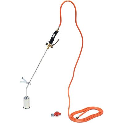 GRASSLIN 1 Brûleur Thermique, Flexible 5m, Laiton, Pour Toiture Et Désherbage, Extérieur - Publicité GRASSLIN 1 Brûleur Thermique, Flexible 5m, Laiton, Pour Toiture Et Désherbage, Extérieur - Publicité