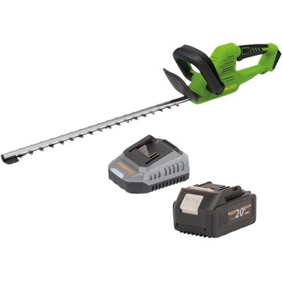 Taille-haie Sans Fil Procraft Pza26bb 20 V 550 Mm Sans Balais + 1 Batterie 4,0 Ah + Chargeur - Publicité Taille-haie Sans Fil Procraft Pza26bb 20 V 550 Mm Sans Balais + 1 Batterie 4,0 Ah + Chargeur - Publicité