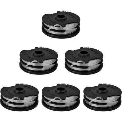 GRASSLIN Lot De 6 Bobines Fil Nylon 10m Diamètre 1,6mm Pour Débroussailleuse Parkside Prt 550 Prta 20-li - Publicité GRASSLIN Lot De 6 Bobines Fil Nylon 10m Diamètre 1,6mm Pour Débroussailleuse Parkside Prt 550 Prta 20-li - Publicité