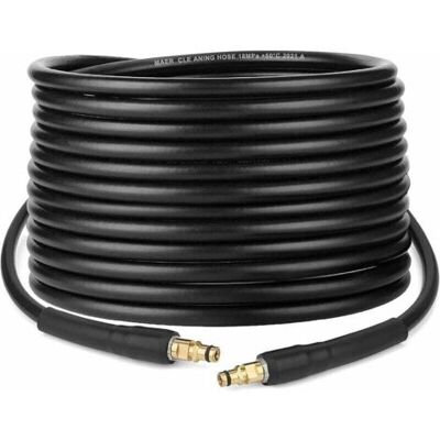 SANS MARQUE Tuyau Flexible 10m Pour Nettoyeur Haute Pression Karcher K2 K3 K4 K5 K6 K7 – Quick Connect Avec Embouts Laiton – Pression 2610 Psi - Publicité SANS MARQUE Tuyau Flexible 10m Pour Nettoyeur Haute Pression Karcher K2 K3 K4 K5 K6 K7 – Quick Connect Avec Embouts Laiton – Pression 2610 Psi - Publicité
