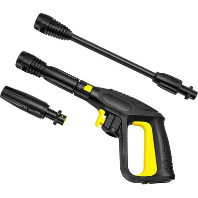 SANS MARQUE Pistolet Pour Nettoyeur Haute Pression, Pistolet De Rechange Pour Karcher K2, K3, K4, K5, K6, K7, Lance À Jet Variable À Déconnexion Rapide Avec Buse Réglable, 280 Bar, 45 L/min (12 Gpm) - Publicité SANS MARQUE Pistolet Pour Nettoyeur Haute Pression, Pistolet De Rechange Pour Karcher K2, K3, K4, K5, K6, K7, Lance À Jet Variable À Déconnexion Rapide Avec Buse Réglable, 280 Bar, 45 L/min (12 Gpm) - Publicité