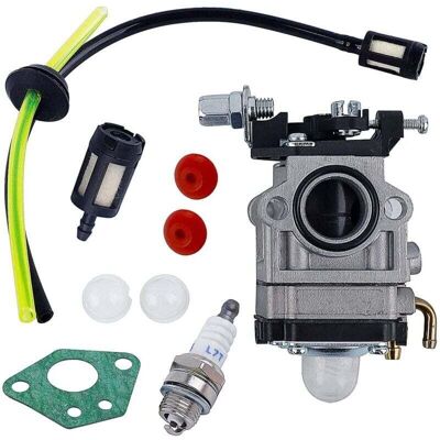 BRAST Ymyny Carburateur Débroussailleuse 52cc 49cc 43cc Carbu Kit Carbu Avec Joint Tuyau, Bougie Et Filtre À Essence - Publicité BRAST Ymyny Carburateur Débroussailleuse 52cc 49cc 43cc Carbu Kit Carbu Avec Joint Tuyau, Bougie Et Filtre À Essence - Publicité