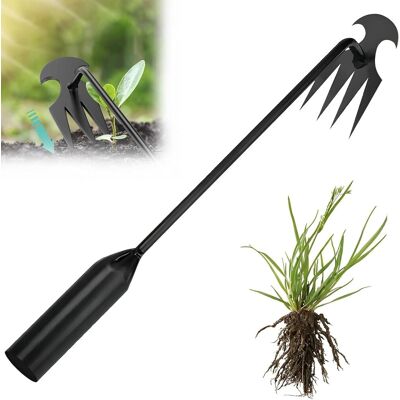 GRASSLIN 1 - Désherbeur Manuel - Outil Jardinage - Acier Inoxydable - Pour Creuser Et Sarcler - Usage Extérieur - Argent - 30cm - Publicité GRASSLIN 1 - Désherbeur Manuel - Outil Jardinage - Acier Inoxydable - Pour Creuser Et Sarcler - Usage Extérieur - Argent - 30cm - Publicité