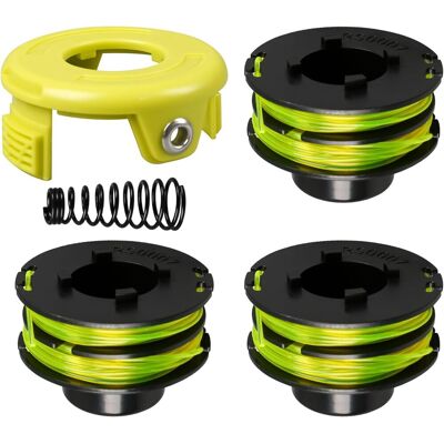 GRASSLIN 3+1+1 Bobine De Fil, 1,2 Mm, 8,4 M, Couvercle, Ressort, Débroussailleuse Ryobi - Publicité GRASSLIN 3+1+1 Bobine De Fil, 1,2 Mm, 8,4 M, Couvercle, Ressort, Débroussailleuse Ryobi - Publicité