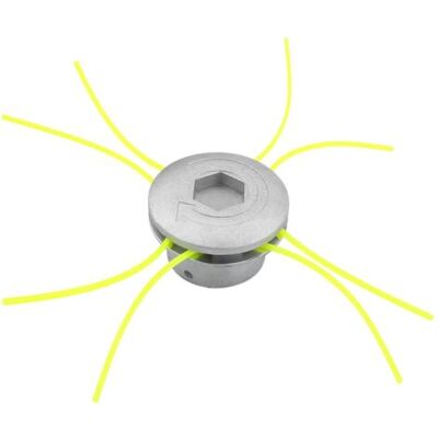 SCORPIO Aluminium Tête De Débroussailleuse Aluminium Fils Tête Coupe-bordure 4 Lignes Universel Tete Debroussailleuse Pour Jardin,pelouse,patio - Publicité SCORPIO Aluminium Tête De Débroussailleuse Aluminium Fils Tête Coupe-bordure 4 Lignes Universel Tete Debroussailleuse Pour Jardin,pelouse,patio - Publicité